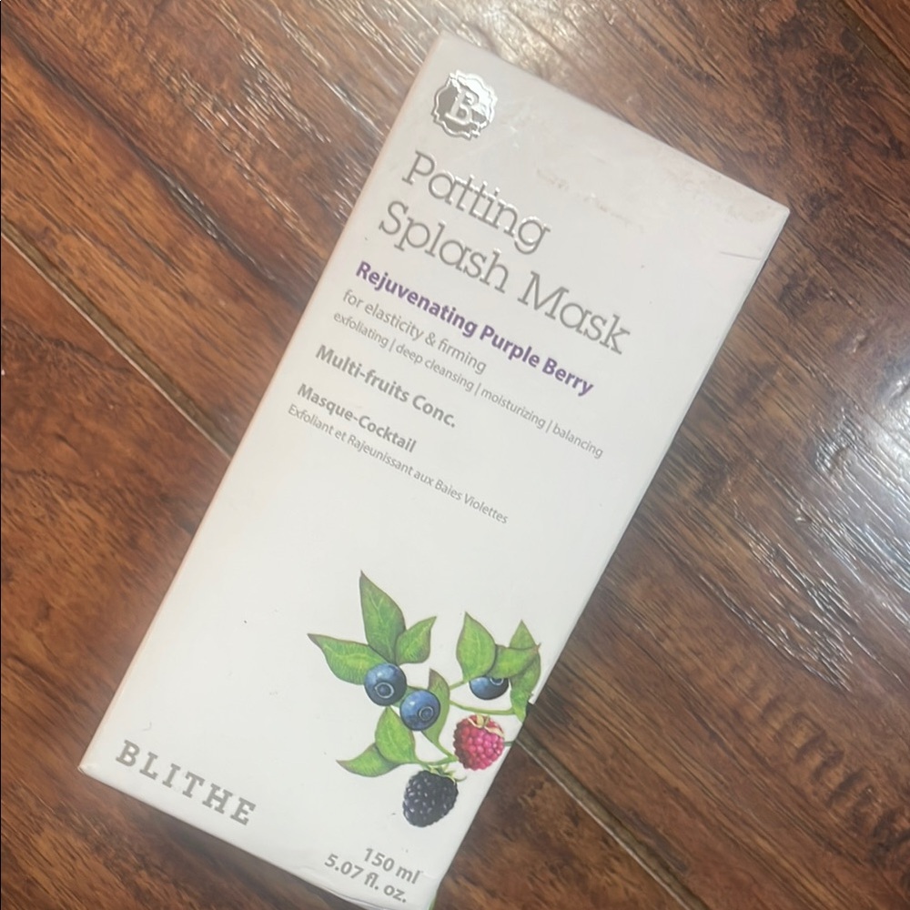 Patting Splash Mask - Rejuvenating Purple Berry